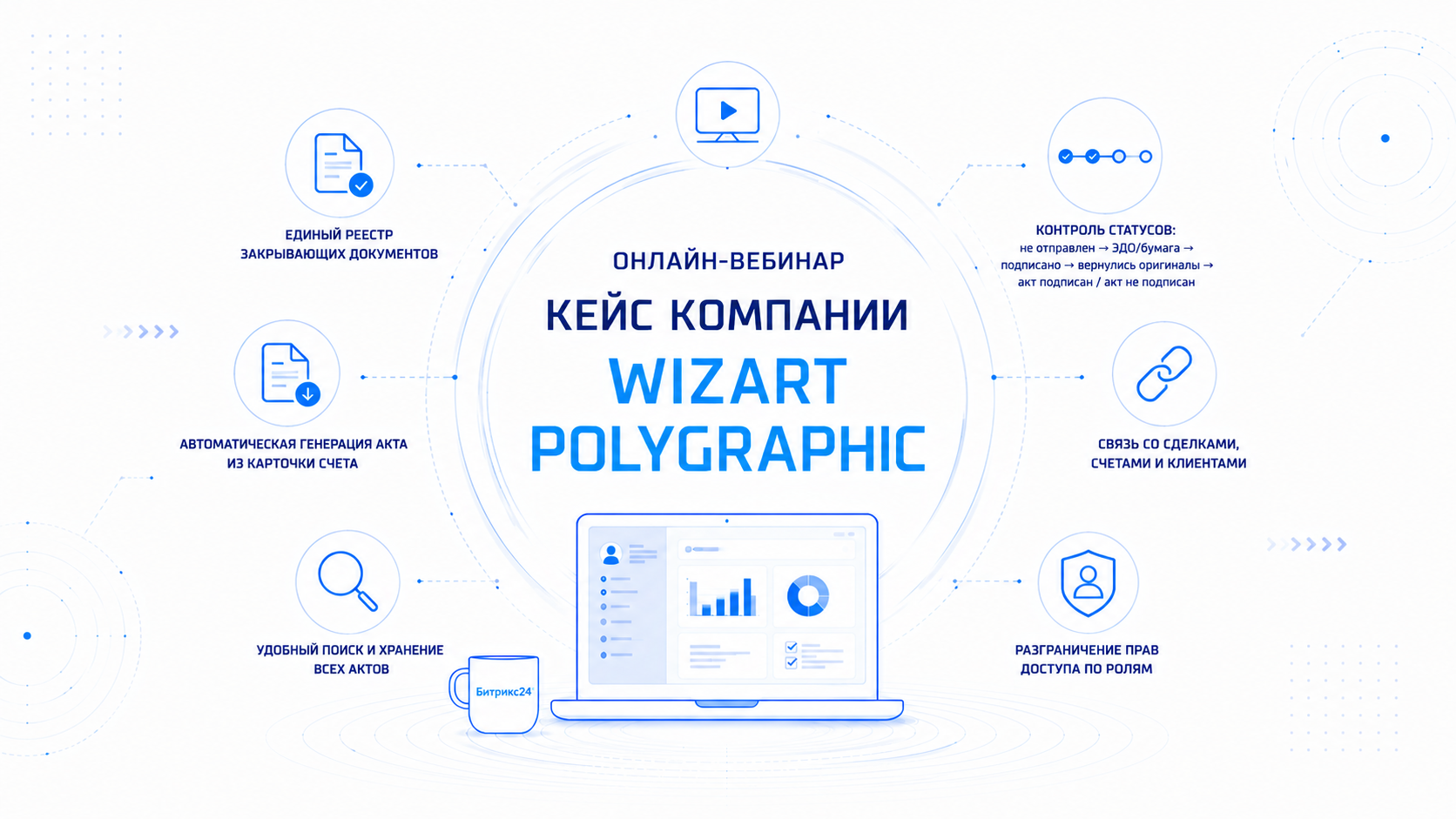 Автоматизация учета закрывающих документов в Битрикс24: разбор кейса Wizart Polygraphic